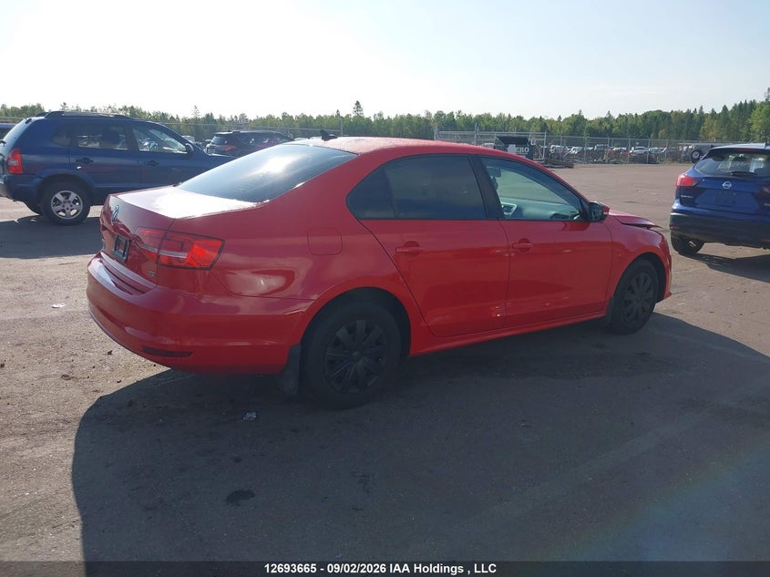 Vin: 3vwd07aj4fm322693, lot: 3098604, volkswagen jetta se 20154