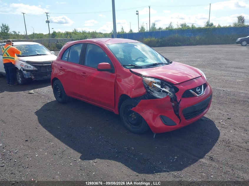 2018 Nissan Micra, Front, IAAI, VIN 3N1CK3CP1JL253711