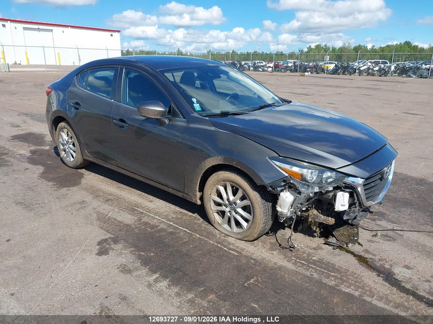 2017 Mazda Mazda3 Gs, Front, IAAI, VIN JM1BN1V73H1141723