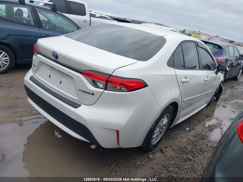 Vin: jtdbamde7mj027604, lot: 3098775, toyota corolla hybrid base w/li battery 20214
