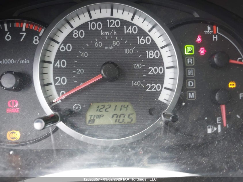 2007 MAZDA 5 WAGON 2.3L I4 FI DOHC 16V F