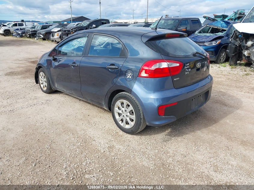 Vin: knadm5a36g6743116, lot: 3098832, kia rio lx 20163