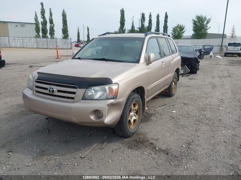2004 Toyota Highlander, Благотворительность, IAAI, VIN JTEEP21A040005902 — фото 2