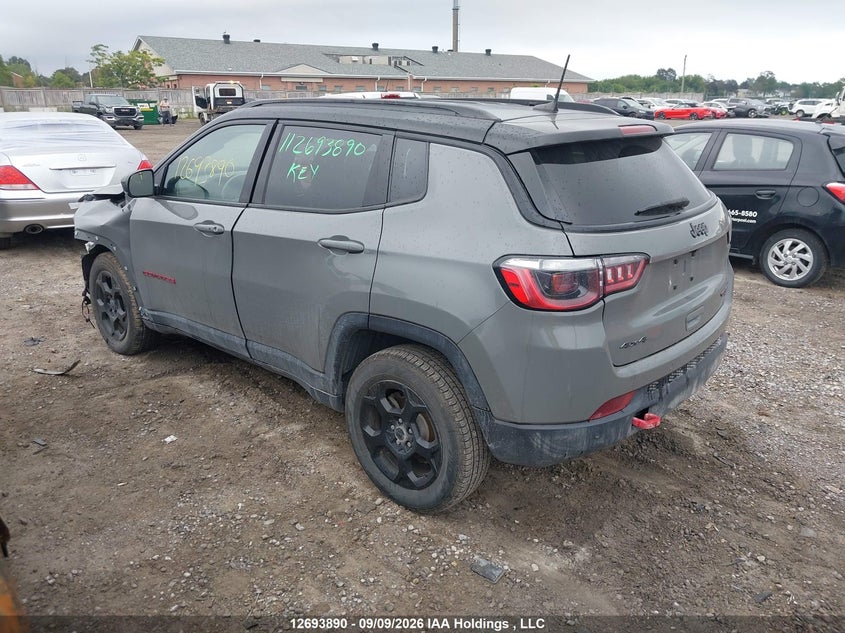 Vin: 3c4njddn9pt557325, lot: 3098849, jeep compass 20233