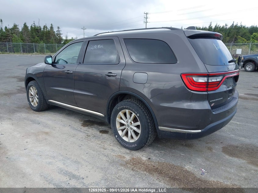 Vin: 1c4rdjag9kc738734, lot: 3098884, dodge durango sxt 20193