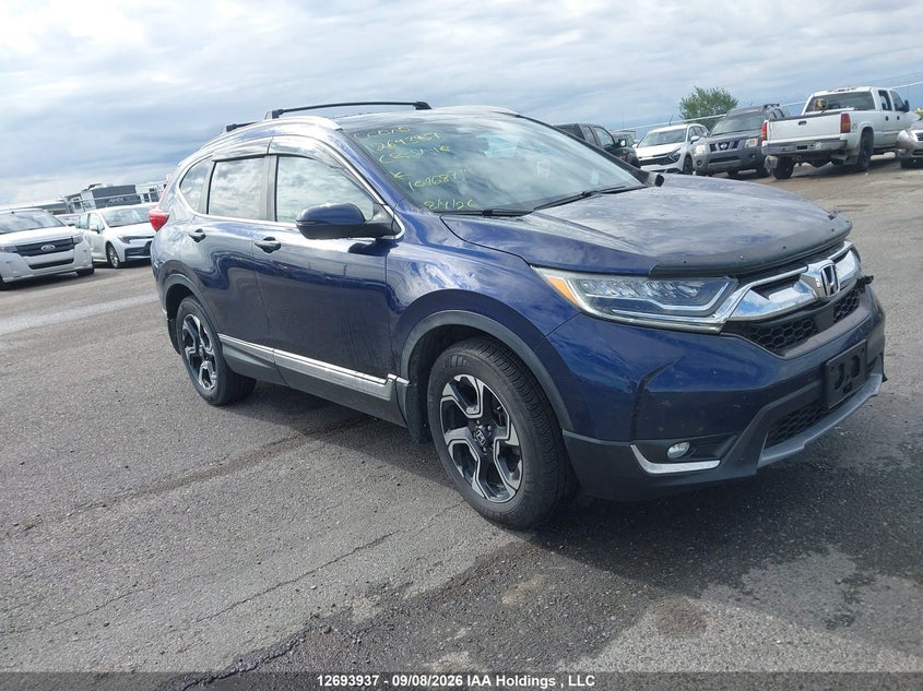 2018 Honda Cr-V Touring, Hail, IAAI, VIN 2HKRW2H91JH109687