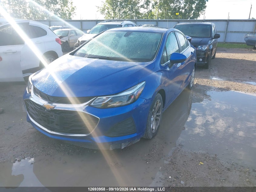 2019 Chevrolet Cruze Lt, Удар сзади, IAAI, VIN 1G1BE5SM2K7139198 — фото 2
