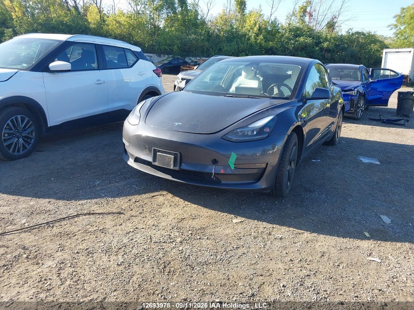 Vin: 5yj3e1ea9nf356302, lot: 3098941, tesla model 3 rwd/standard range 20222