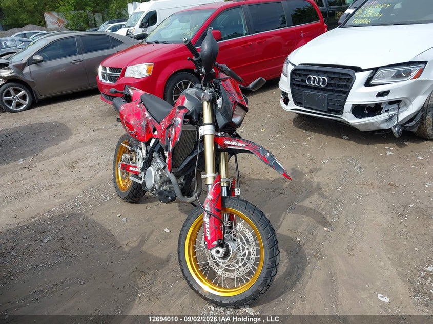 2018 Suzuki Dr-Z400 Sm, Удар спереду, IAAI, VIN JS1SK44A7J2102053