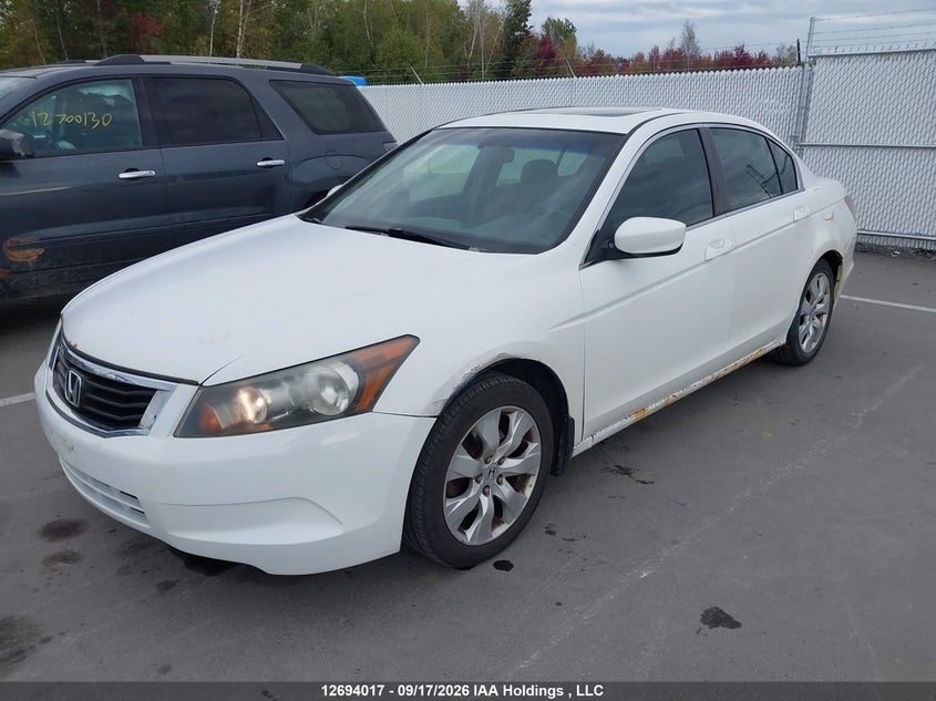 2008 Honda Accord, Удар спереду, IAAI, VIN 1HGCP267X8A804676 — фото 2