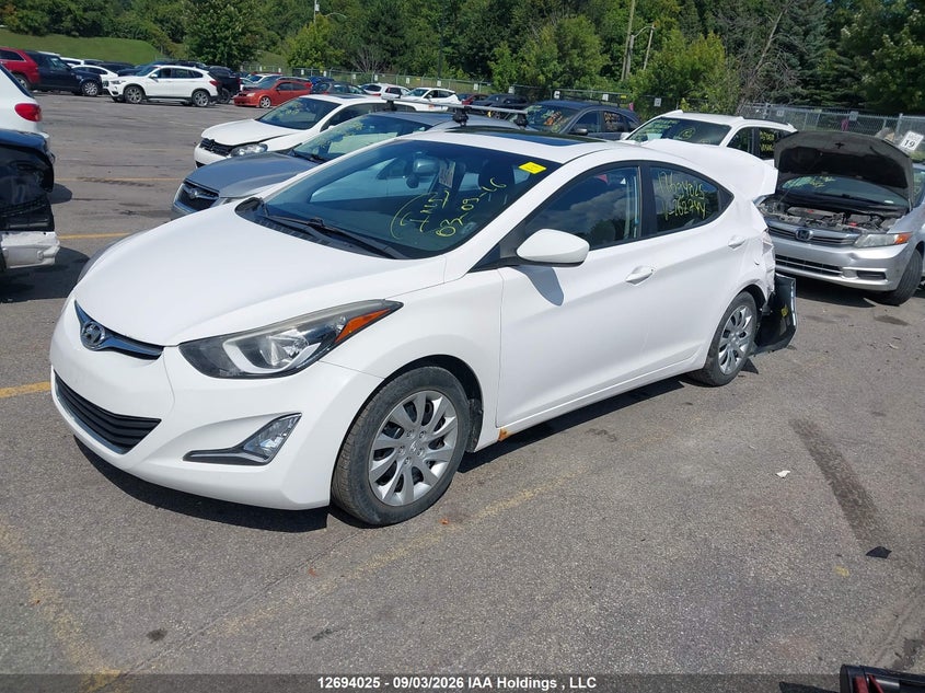 Vin: kmhdh4ah3fu262744, lot: 3098993, hyundai elantra gls 20152