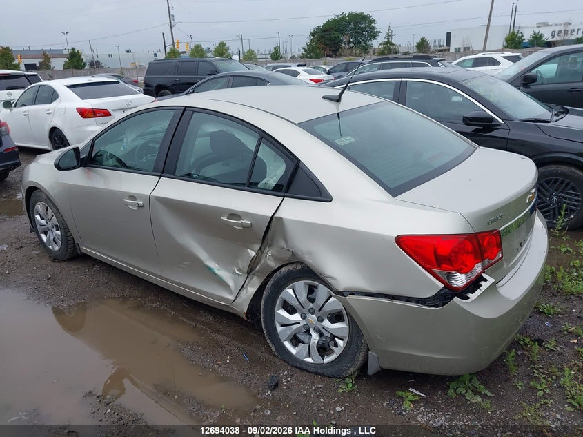 Vin: 1g1pl5sh5d7303612, lot: 3099008, chevrolet cruze ls 20133