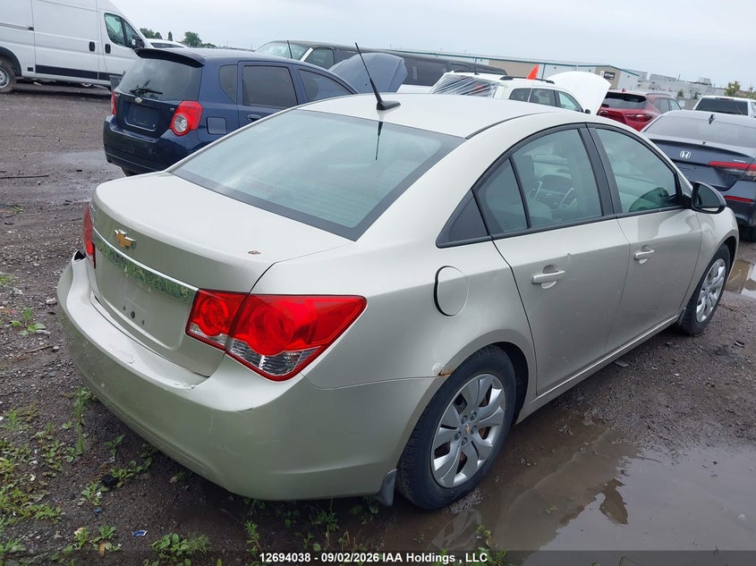 Vin: 1g1pl5sh5d7303612, lot: 3099008, chevrolet cruze ls 20134