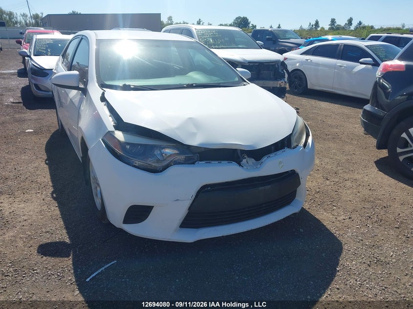 2014 Toyota Corolla Eco/Eco Plus/Eco Premium, Удар спереди, IAAI, VIN 2T1BPRHE2EC011233