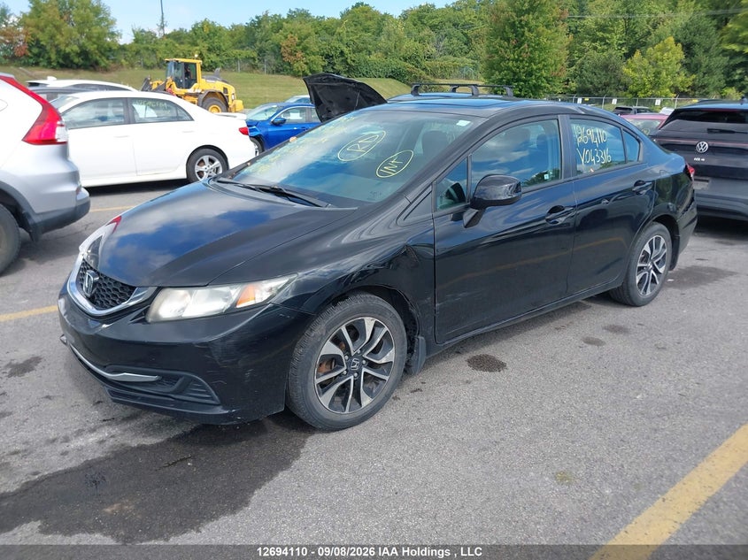 Vin: 2hgfb2f51dh043316, lot: 3099080, honda civic ex 20132