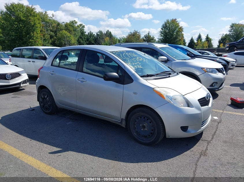 2008 Toyota Yaris Rs, Удар сзади, IAAI, VIN JTDKT923285213753