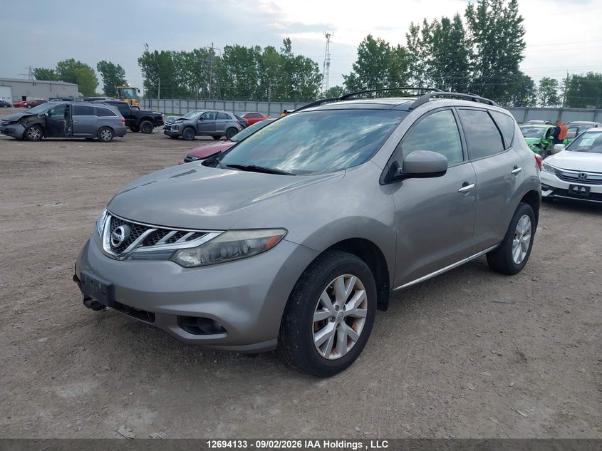 2012 Nissan Murano S/Sl/Le, Front, IAAI, VIN JN8AZ1MWXCW205457 — photo 2