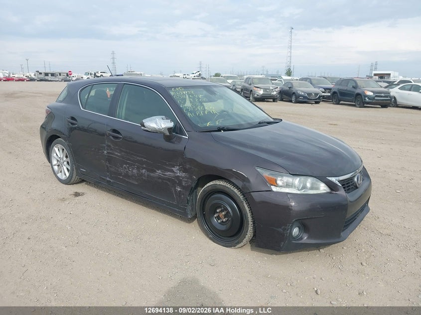 2013 Lexus Ct 200, Удар спереди, IAAI, VIN JTHKD5BH0D2161647