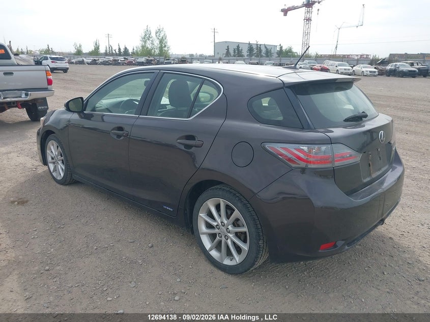Vin: jthkd5bh0d2161647, lot: 3099108, lexus ct 200 20133