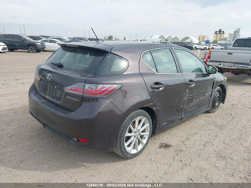 Vin: jthkd5bh0d2161647, lot: 3099108, lexus ct 200 20134