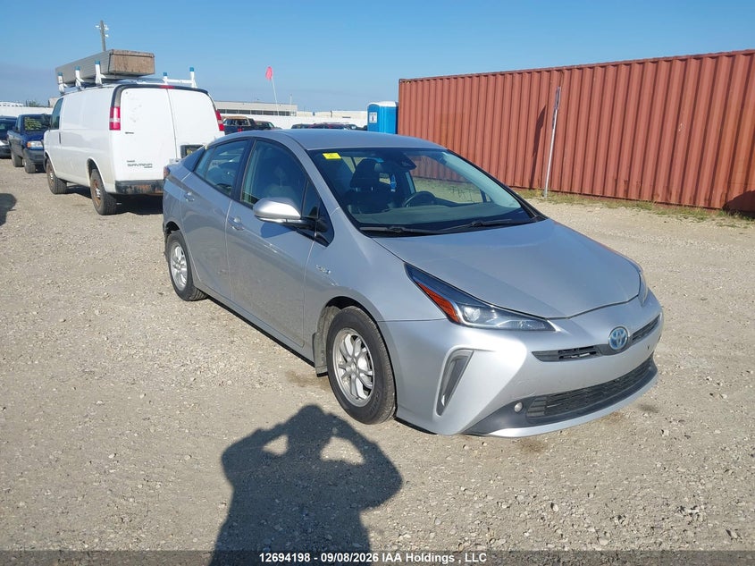 Vin: jtdl9rfu9k3000484, lot: 3099169, toyota prius 2019 img_1