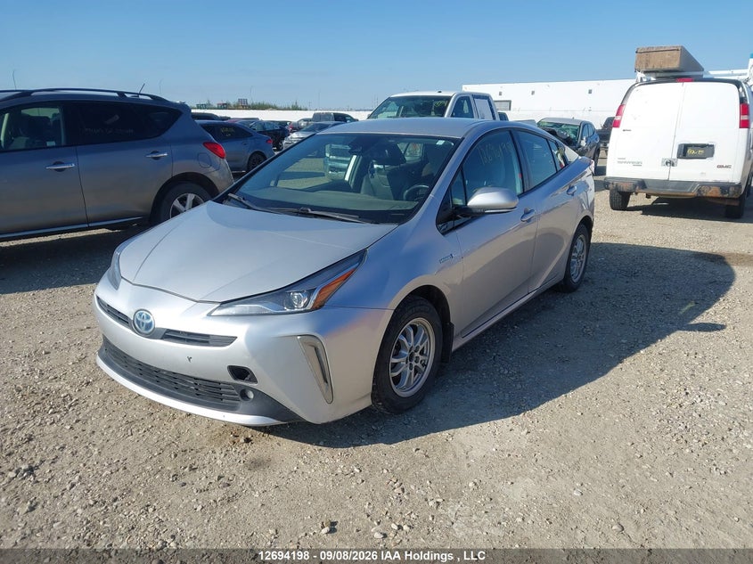 Vin: jtdl9rfu9k3000484, lot: 3099169, toyota prius 20192