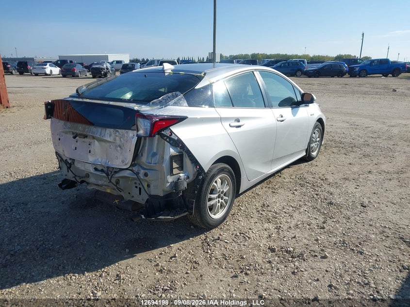 Vin: jtdl9rfu9k3000484, lot: 3099169, toyota prius 20194
