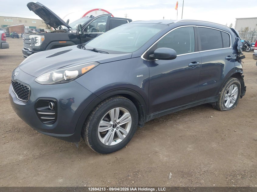 2019 Kia Sportage, Rear, IAAI, VIN KNDPMCAC0K7500358 — photo 2