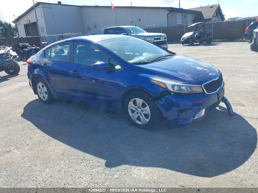 2017 Kia Forte Lx/S, Front, IAAI, VIN 3KPFL4A76HE106170