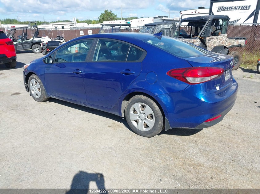 Vin: 3kpfl4a76he106170, lot: 3099198, kia forte lx/s 20173