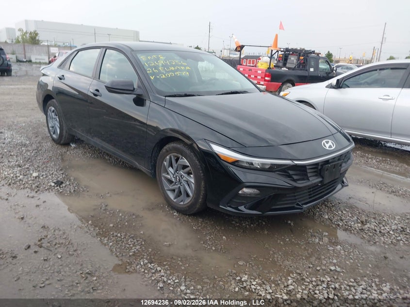 Vin: kmhlm4dg6tu200079, lot: 3099207, hyundai elantra sel sport 2026 img_1