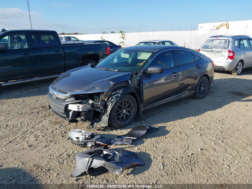Vin: 2hgfc2f86jh005325, lot: 3099209, honda civic ex 20182