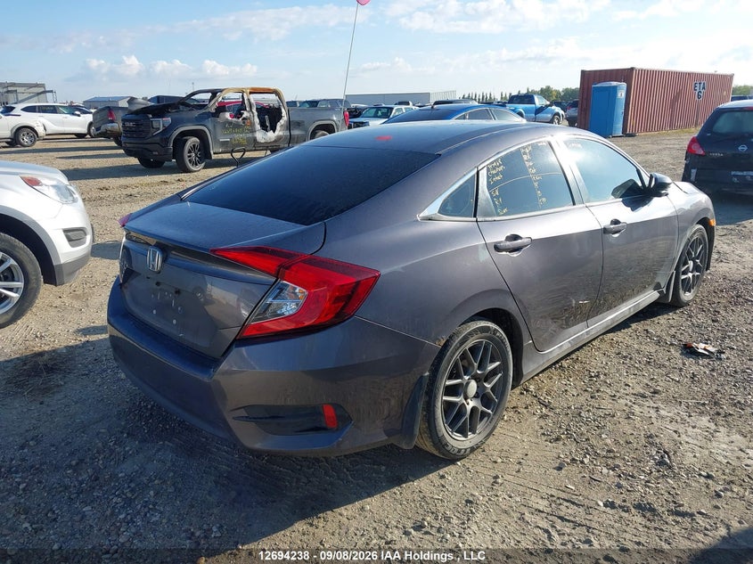 Vin: 2hgfc2f86jh005325, lot: 3099209, honda civic ex 20184