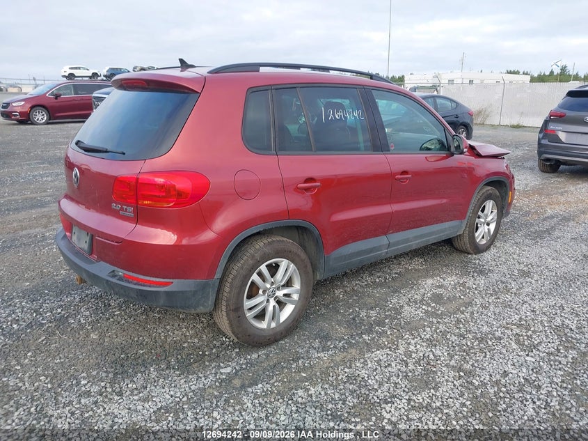 Vin: wvgjv7ax5fw020501, lot: 3099213, volkswagen tiguan s/se/sel/r-line 20154