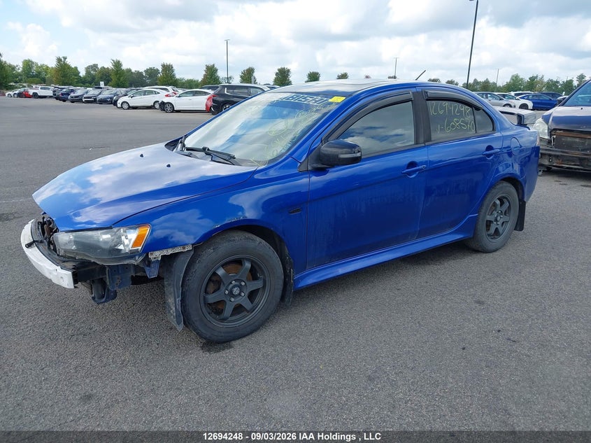 2017 Mitsubishi Lancer, Удар спереду, IAAI, VIN JA32U2FU3HU608570 — фото 2