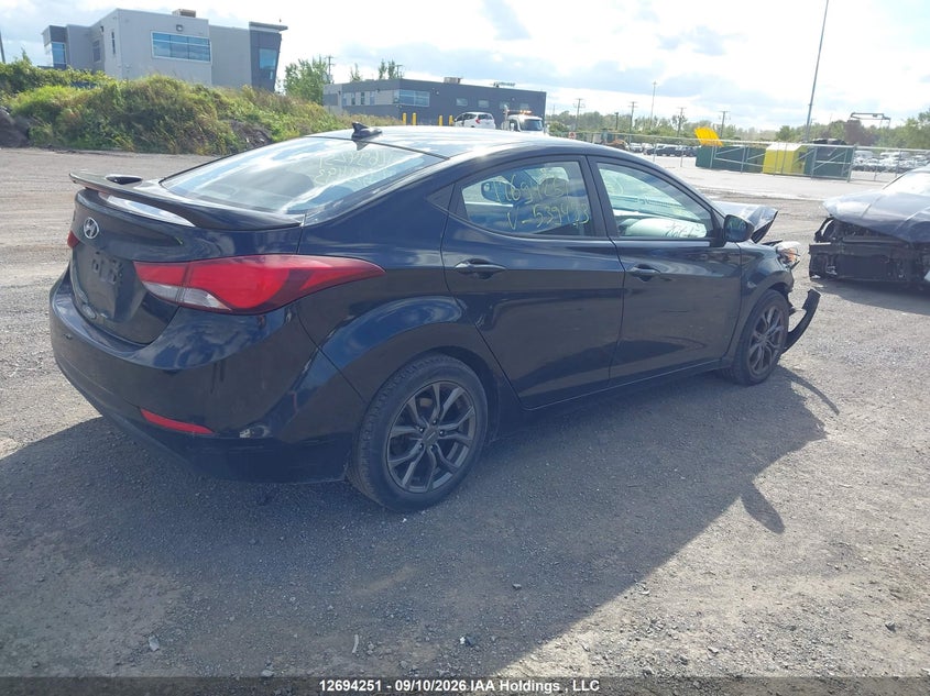 Vin: kmhdh4aexgu539493, lot: 3099222, hyundai elantra sport appearance 20164