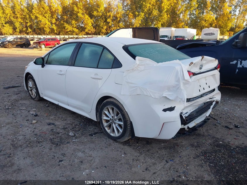 Vin: 5yfbprbexlp027542, lot: 3099232, toyota corolla le 20203