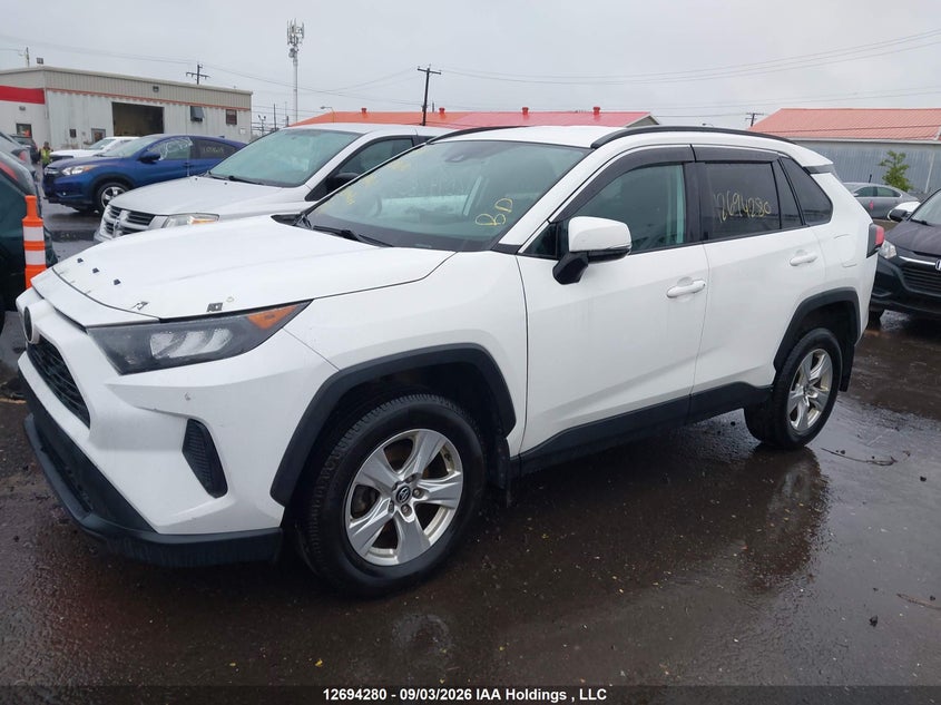 Vin: 2t3b1rfv6kw055502, lot: 3099251, toyota rav4 le 20192