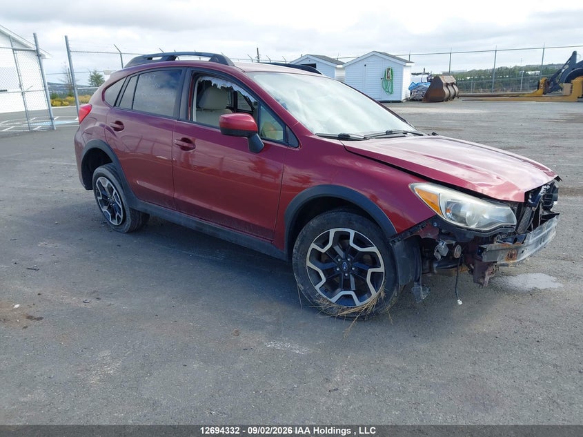 2017 Subaru Crosstrek Premium, Левый бок, IAAI, VIN JF2GPABC3H8217452