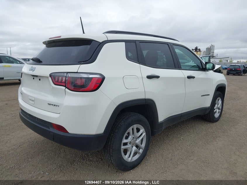Vin: 3c4njdab5jt401316, lot: 3099387, jeep compass sport 20184