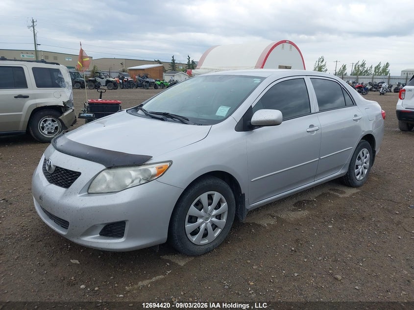 2010 Toyota Corolla, Front, IAAI, VIN 2T1BU4EE5AC213879 — photo 2