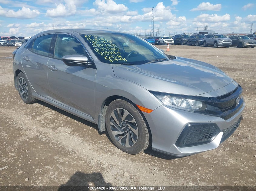 2018 Honda Civic Lx, Удар ззаду, IAAI, VIN SHHFK7H2XJU307454