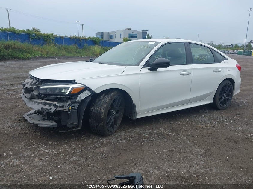 2023 Honda Civic, Front, IAAI, VIN 2HGFE2F54PH112284 — photo 2
