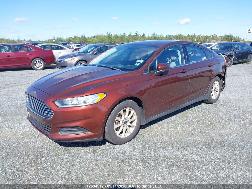 2016 Ford Fusion, Rear, IAAI, VIN 3FA6P0G78GR347617 — photo 2