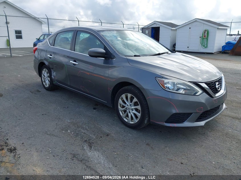 2019 Nissan Sentra 1.8 S/1.8 Sv, Правый бок, IAAI, VIN 3N1AB7APXKY352985