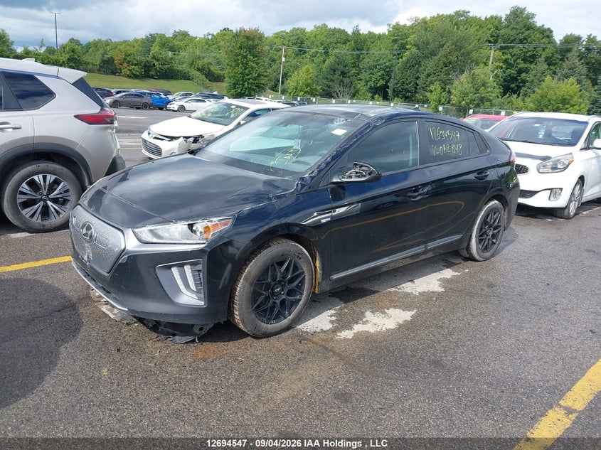 Vin: kmhc75lj7lu072848, lot: 3099529, hyundai ioniq electric preferred 20202
