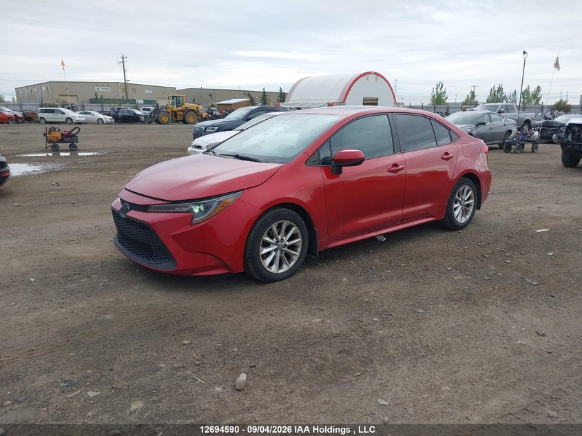 2020 Toyota Corolla, Rear, IAAI, VIN 5YFBPRBE0LP109053 — photo 2