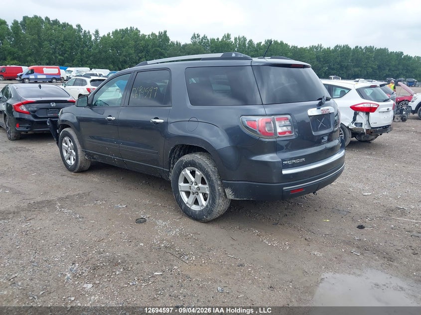 Vin: 1gkkvned8dj125299, lot: 3099581, gmc acadia sle 20133