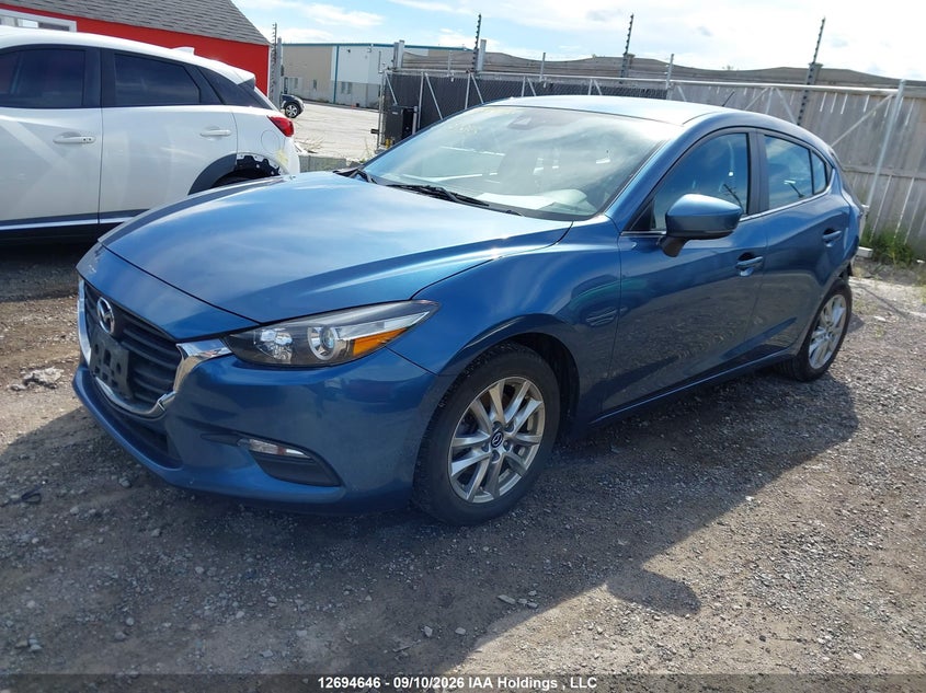 Vin: 3mzbn1l79hm137355, lot: 3099630, mazda mazda3 gs 20172