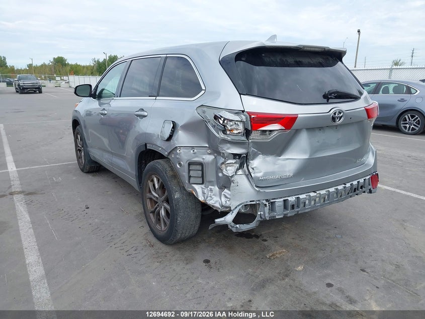 Vin: 5tdbkrfh4gs266696, lot: 3099676, toyota highlander le 20163